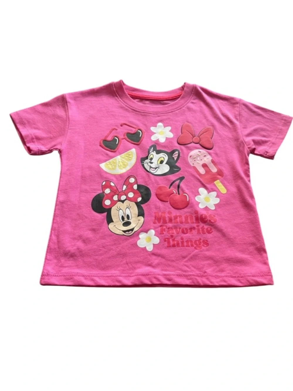 Disney Girls 2T Minnie Mouse Shorts Set